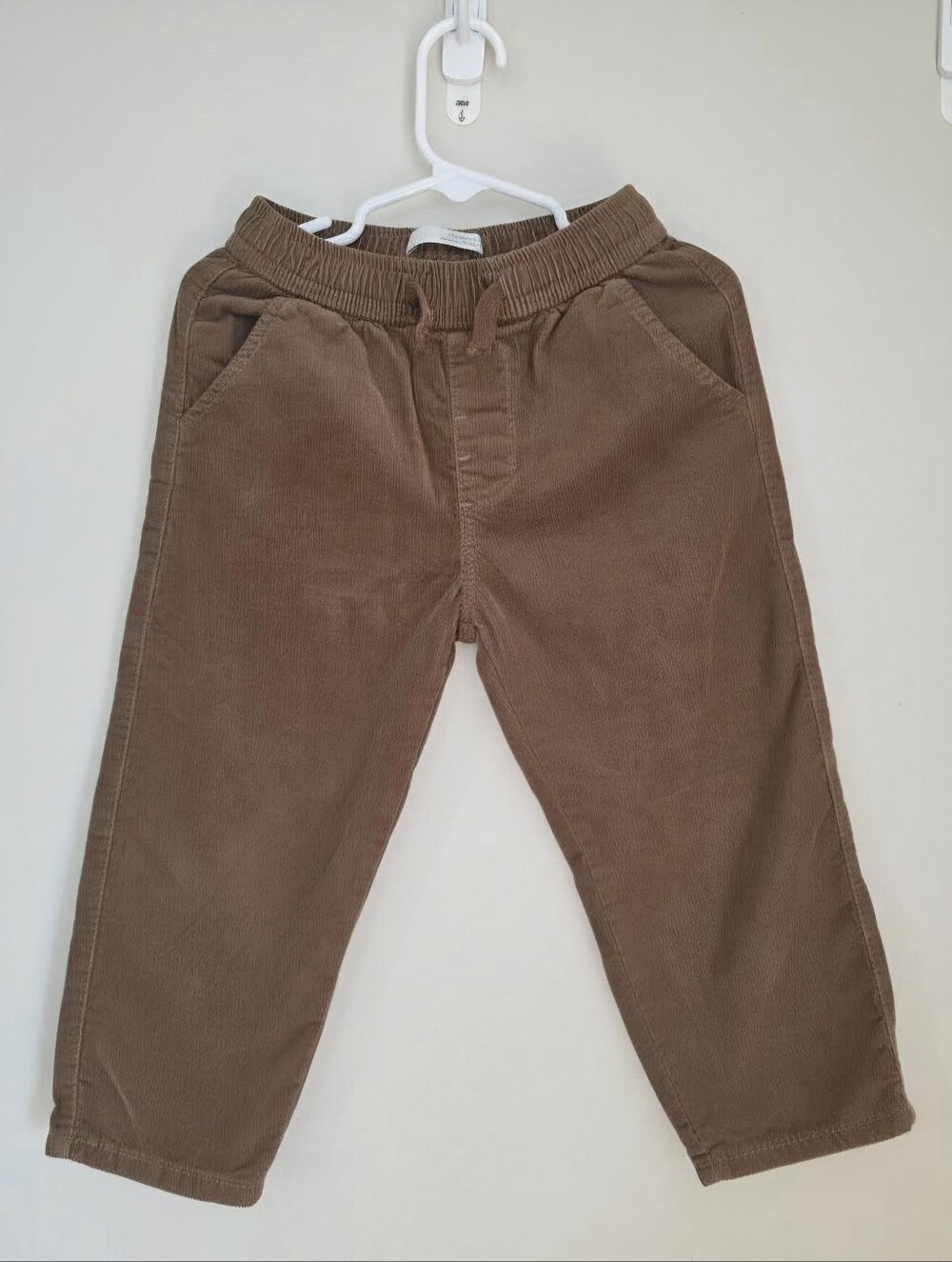 Zara Kids Tan Brown Corduroy Pants